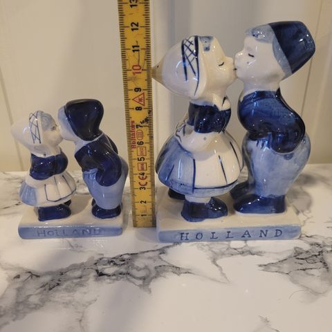 Holland porselen figurer 2 stk.