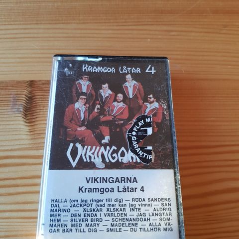 Vikingarna Kramgoa Låtar 4 (kassett)