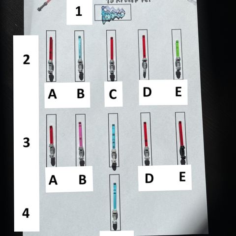 LEGO Star Wars Light Sabers/Laser sverd!