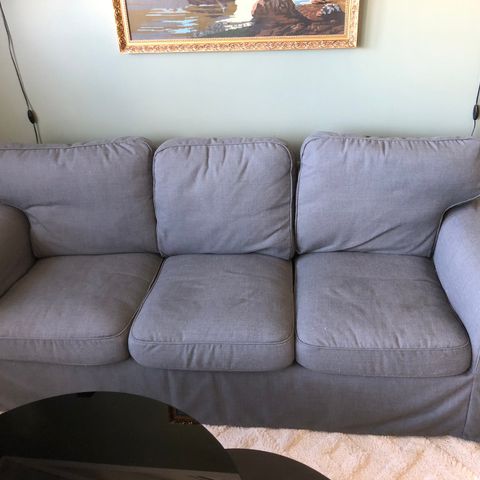 Ektorp sofa og stol fra IKEA