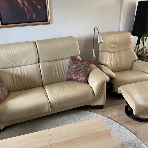 Ekornes stressless stol og sofa