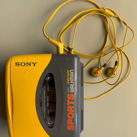 Sony Sports Walkmann, mega bass, modell WM-SX34