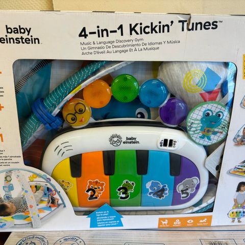 Baby Einstein 4-i-1 Musikk og aktivitetsleke - babygym med lys, lyd