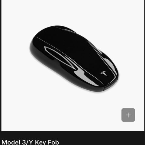 Tesla Key Fob Model 3/Y med nøkkelring
