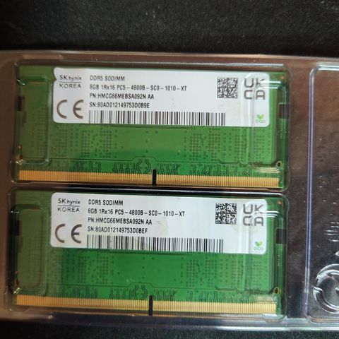 DDR5 SODIMM 16GB 8GBx2 4800