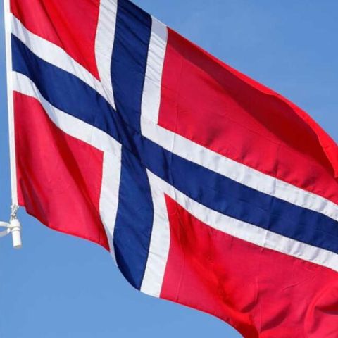 Norskprodusert stort flagg