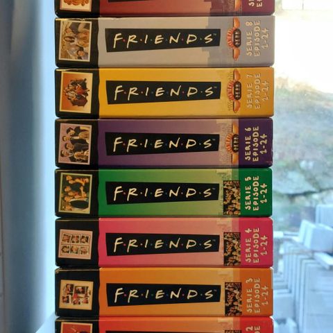 Komplett "FRIENDS" på DVD (1-10)