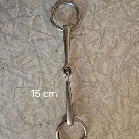 Bridon bitt 15 cm. 2-delt.