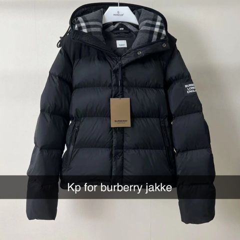 Burberry jakke som også kan bli til vest