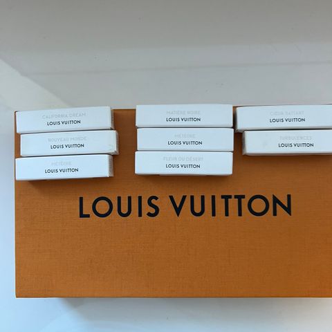 Louis Vuitton parfyme tester selges