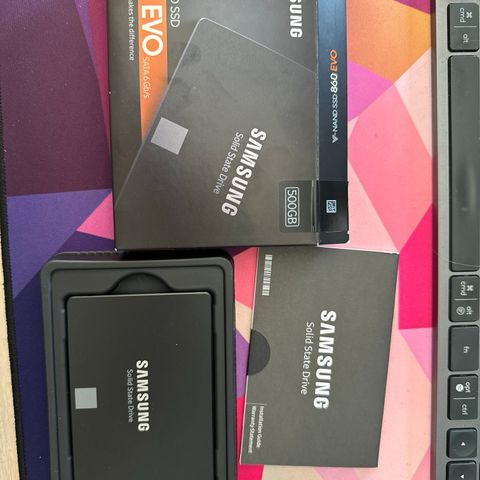 Ikke brukt - Samsung SSD 860 EVO 500 gb