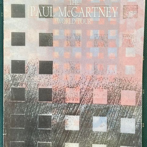 TURNEPROGRAM: THE PAUL MCCARTNEY WORLD TOUR