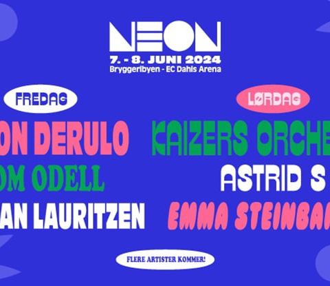 Neon festival fredagspass selges