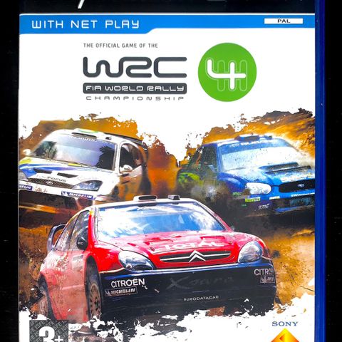 WRC 4 World Rally Championship PS2 PlayStation 2