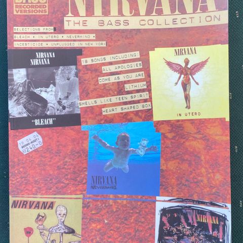 NIRVANA: THE BASS COLLECTION. NOTEHEFTE