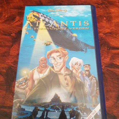 Disney Atlantis en forsvunnet verden vhs