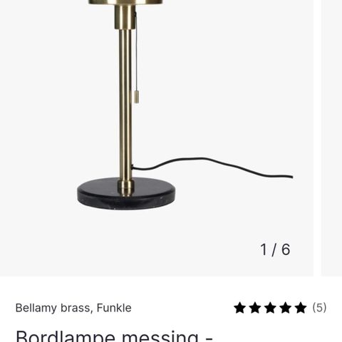 Bordlampe