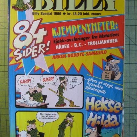 Billy - (Mellom 1986 og jub. spesial(1990) - Del 1 - 9 stk. Se bilder!