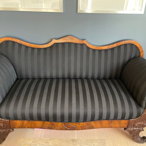 Biedermeier sofa - kr 2 000