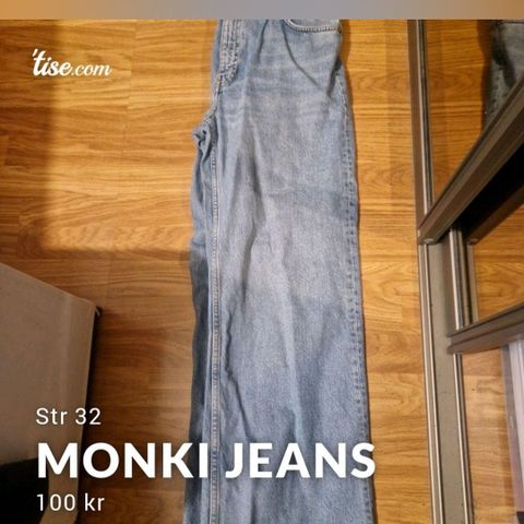 Monki vid/rette jeans