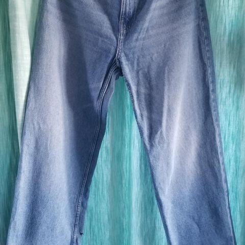 Jeans loose straight high waist str L / XL