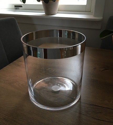 2 stk, Vaser / Telysholder, stor på 7 lt