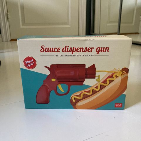 Sauce dispenser gun. For ketsjup og sennep