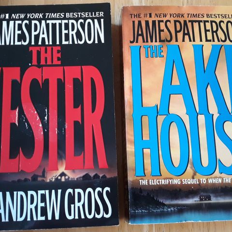 James Patterson  - 2 new books