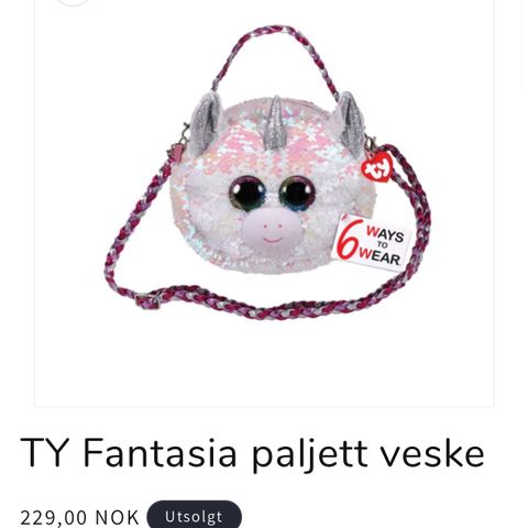 TY Fantasia paljettveske