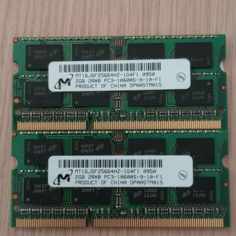 4 GB sodimm DDR3 laptop minne