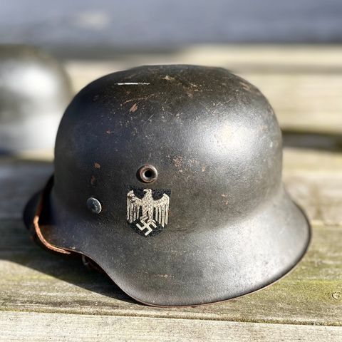 WW2 Tysk heer enkelt dekal hjelm M42
