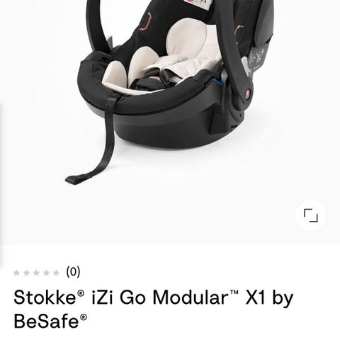 Stokke be safe bilstol til baby