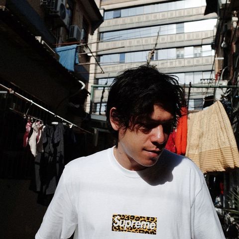 Supreme T-Skjorte - Eksklusiv Shanghai store opening. Veldig limited