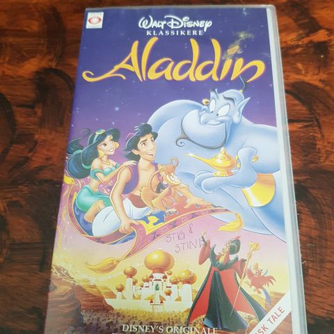Disney Aladdin vhs