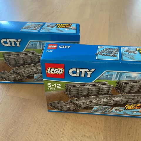 2 esker Lego City togskinner nr 7499