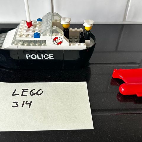 Lego Vintage 314 Politibåt