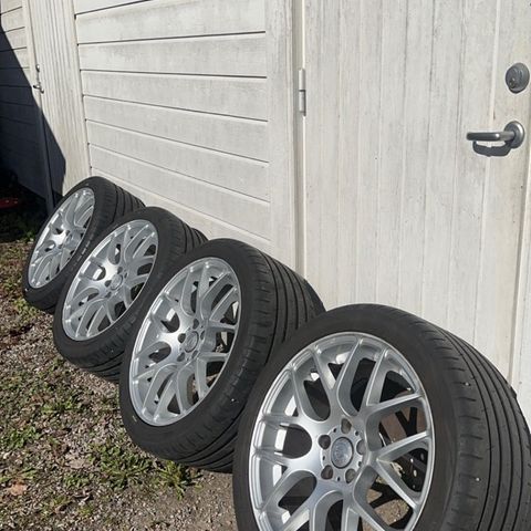 Sommerdekk 255/40/19 5x112 Sento Wheels med Nokian Tyres