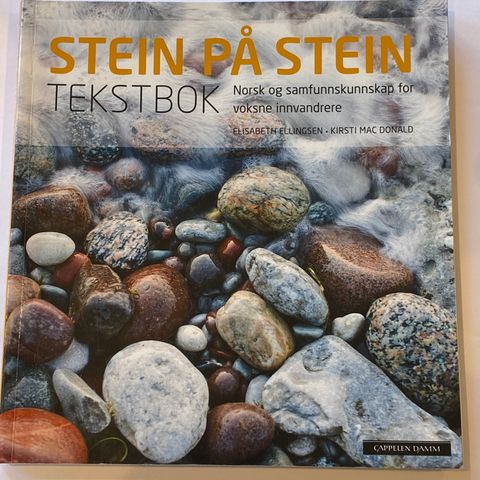 Stein på stein tekstbok B1-nivå norskkurs learn Norwegian