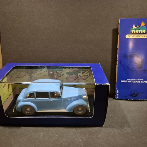 Tintin Bil samlemodell Cadillac Lasalle 1934