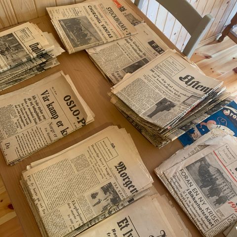Aviser fra krigsårene
