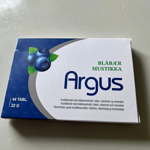 Argus blåbærekstrakt