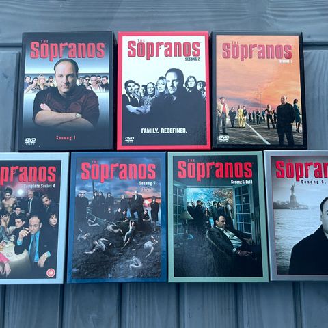 Sopranos DVDer - alle serier 1-7