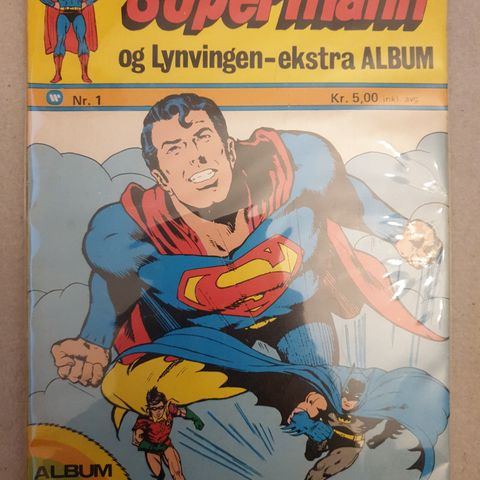 Supermann Og Lynvingen- Ekstra Album 1974!