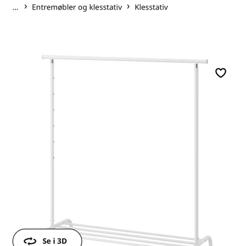 Ikea klesstativ