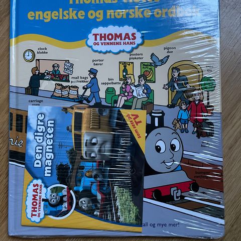 Thomas toget bok og dvd engelsk/norsk