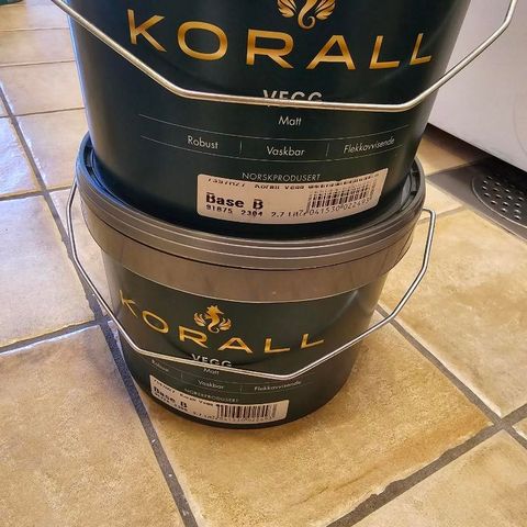 Korall Vegg Matt 6liter .Fargenavn:GREEN LEAF