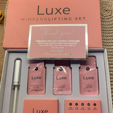 Luxe wimpern Lifting set