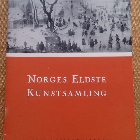 Eldre katalog fra Bergen Billedgalleri: Norges eldste kunstsamling.