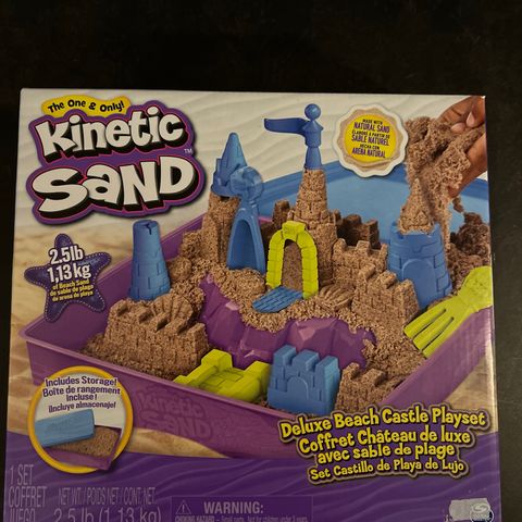 Kinetic sand - Deluxe beach castle - levesett sandslott