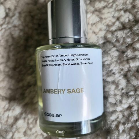 Ambery Sage, Dossier | 50ml EdP